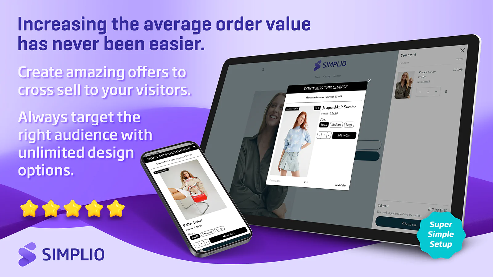 Increase average order value for your Shopify store.
